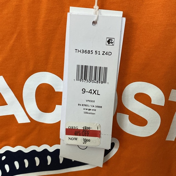 Men’s Lacoste NWT T-Shirt B1 size 4XL - Picture 13 of 13